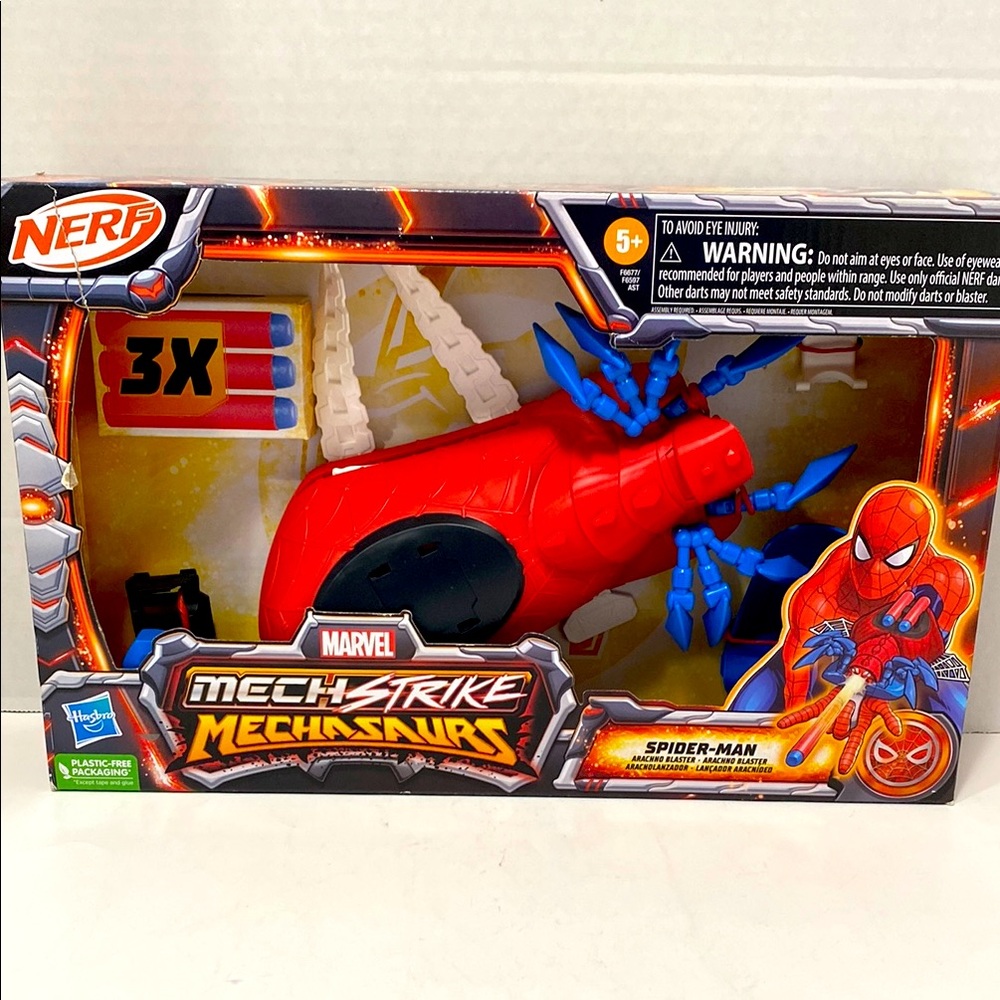 NERF MARVEL MECHSTRIKE SPIDER-MAN BLASTER